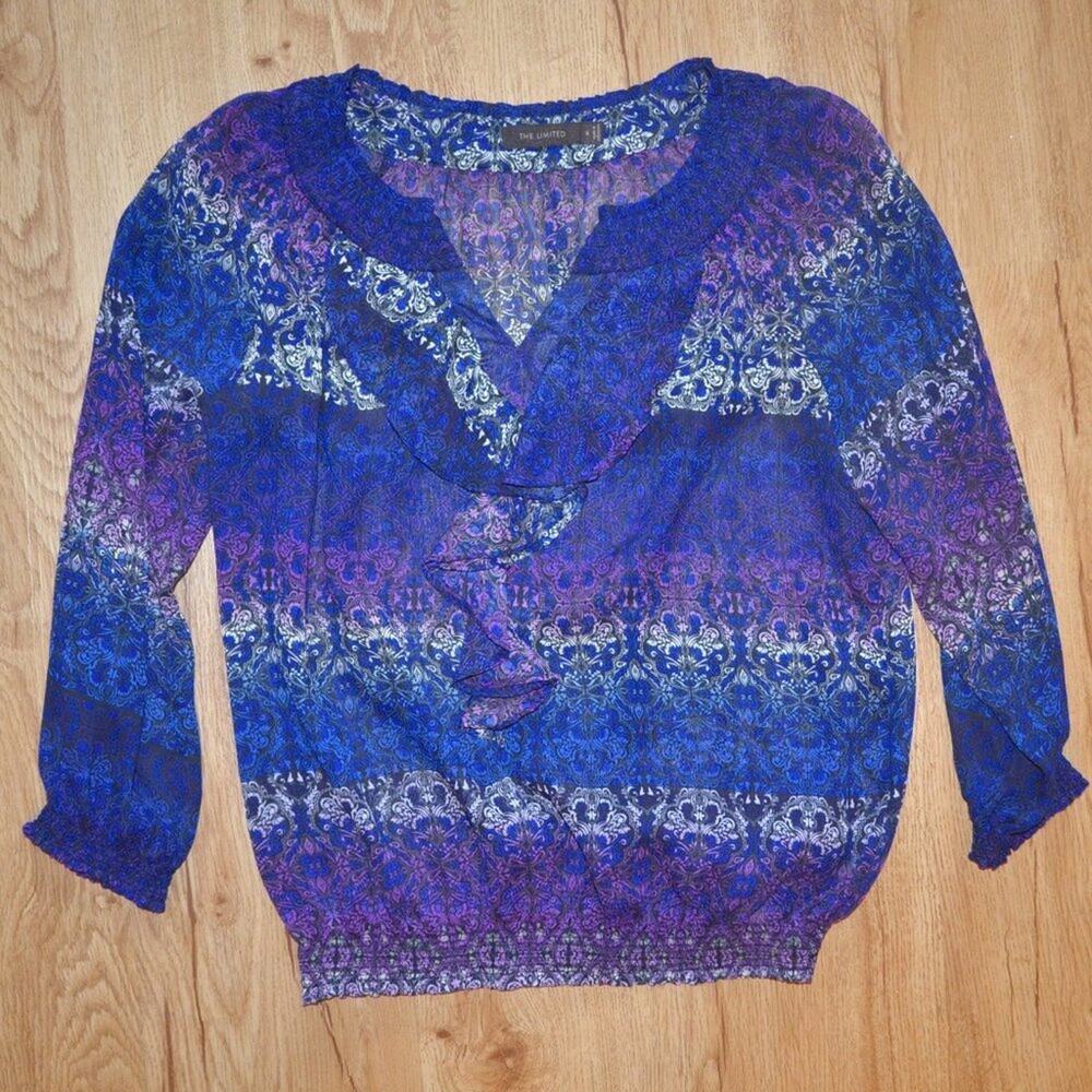 The Limited Blouse Long Sleeves Size Small Womens